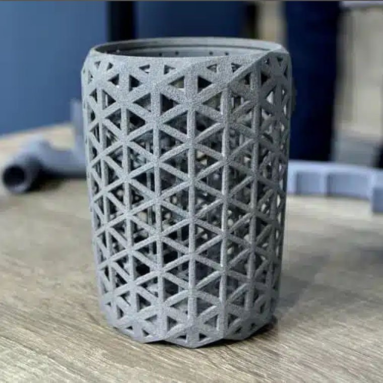 Aluminum 3D printed component