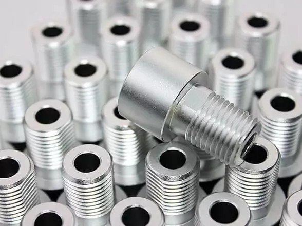 CNC milled and turned bolt components